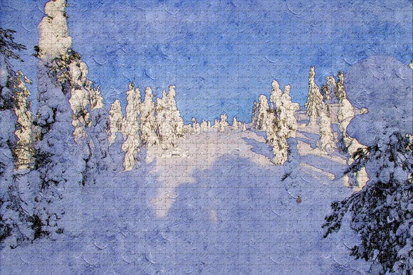 Finland Urho Kekkonen National Park Saariselka Jigsaw Puzzle Wooden 1000 Piece