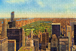 America USA Nyc New York Center Park Jigsaw Puzzle Wooden 1000 Piece