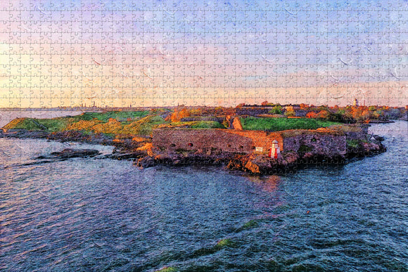 Finland Suomenlinna Helsinki Jigsaw Puzzle Wooden 1000 Piece