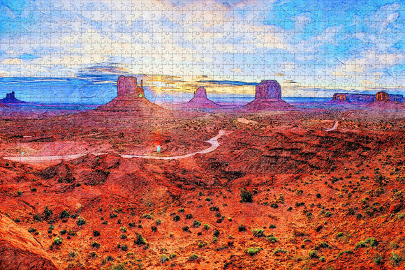 Monument Valley Utah USA Jigsaw Puzzle Wooden 1000 Piece