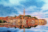 Croatia Old Town Rovinj Jigsaw Puzzle Wooden 1000 Piece