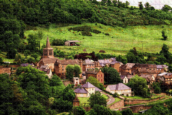 France Aveyron Castle Jigsaw Puzzle Wooden 1000 Piece