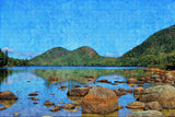 Acadia Maine Lake USA Jigsaw Puzzle Wooden 1000 Piece