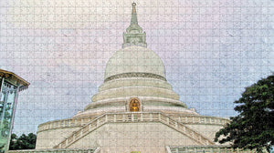 Sri Lanka Japanese Peace Pagoda Unawatuna Jigsaw Puzzle Wooden 1000 Piece