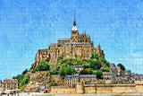 France Mont Saint-Michel Manche Jigsaw Puzzle Wooden 1000 Piece