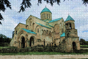 Bagrati Cathedral Kutaisi Georgia Jigsaw Puzzle Wooden 1000 Piece