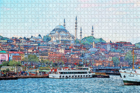 Turkey Istanbul Jigsaw Puzzle Wooden 1000 Piece