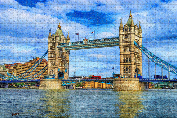 UK England Tower Bridge London Jigsaw Puzzle Wooden 1000 Piece