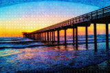 California Scripps Pier USA Jigsaw Puzzle Wooden 1000 Piece