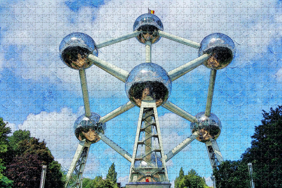 Belgium Atomium Jigsaw Puzzle Wooden 1000 Piece