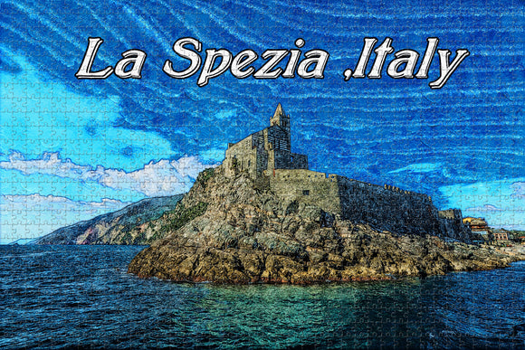 Italy La Spezia Castle Jigsaw Puzzle Wooden 1000 Piece