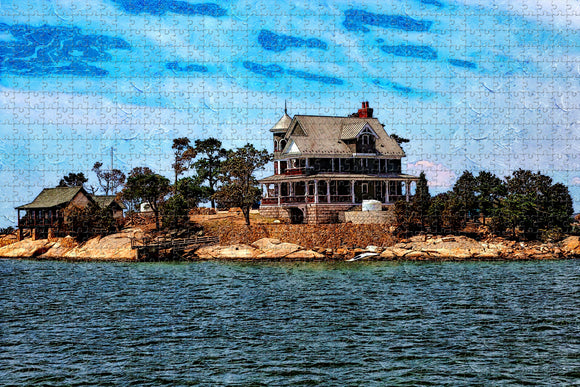 Branford Thimble Islands Connecticut USA Jigsaw Puzzle Wooden 1000 Piece