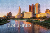 Columbus USA Jigsaw Puzzle Wooden 1000 Piece