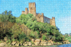 Portugal Almourol Castle Jigsaw Puzzle Wooden 1000 Piece