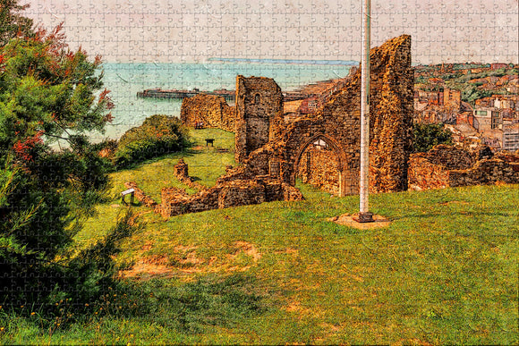 UK England Hastings Castle Jigsaw Puzzle Wooden 1000 Piece