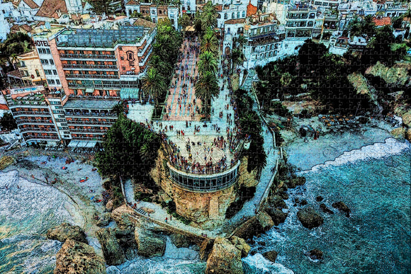 Spain Nerja Jigsaw Puzzle Wooden 1000 Piece