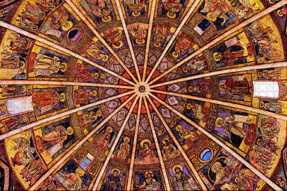 Italy Parma Baptistery Dome Jigsaw Puzzle Wooden 1000 Piece