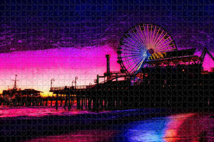 Pier Santa Monica USA Jigsaw Puzzle Wooden 1000 Piece