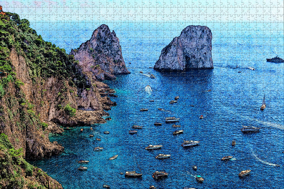 Italy Capri Jigsaw Puzzle Wooden 1000 Piece