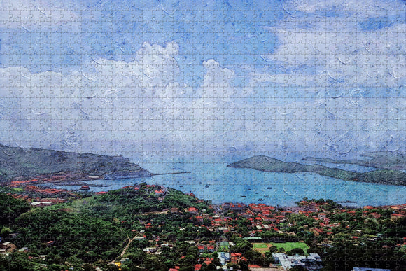 Blackbeard¡¯s Castle Charlotte Amalie St. Thomas U.S. Virgin Islands Jigsaw Puzzle Wooden 1000 Piece