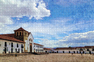 Colombia Main Square Leyva Jigsaw Puzzle Wooden 1000 Piece