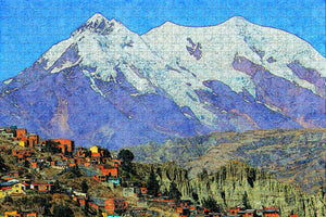 Bolivia La Paz Andes Jigsaw Puzzle Wooden 1000 Piece