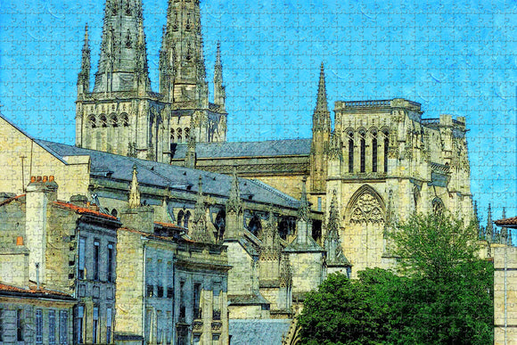 France Cathedrale St-Andre Bordeaux Jigsaw Puzzle Wooden 1000 Piece