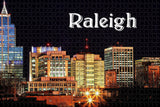 Raleigh Skyline USA Jigsaw Puzzle Wooden 1000 Piece