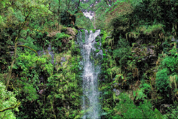 Thailand Klong Plu Waterfall Koh Chang Jigsaw Puzzle Wooden 1000 Piece