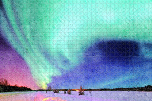 Aurora Borealis Alaska USA Jigsaw Puzzle Wooden 1000 Piece