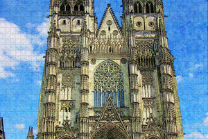 France St. Gatien Cathedral Tours Jigsaw Puzzle Wooden 1000 Piece