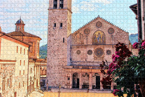 Italy Cathedral Spoleto Jigsaw Puzzle Wooden 1000 Piece