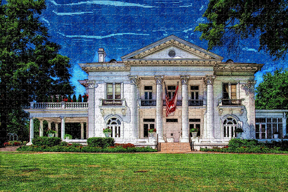 Montgomery Alabama Governor's Mansion USA Jigsaw Puzzle Wooden 1000 Piece