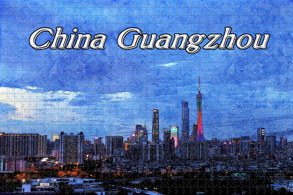 China Guangzhou Jigsaw Puzzle Wooden 1000 Piece