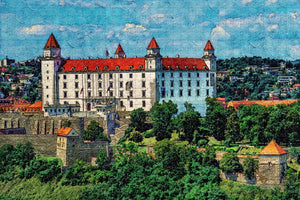 Bratislava Castle Slovakia Jigsaw Puzzle Wooden 1000 Piece