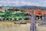 Slovakia Bratislava Jigsaw Puzzle Wooden 1000 Piece