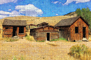 Dillon Bannack State Park Montana USA Jigsaw Puzzle Wooden 1000 Piece