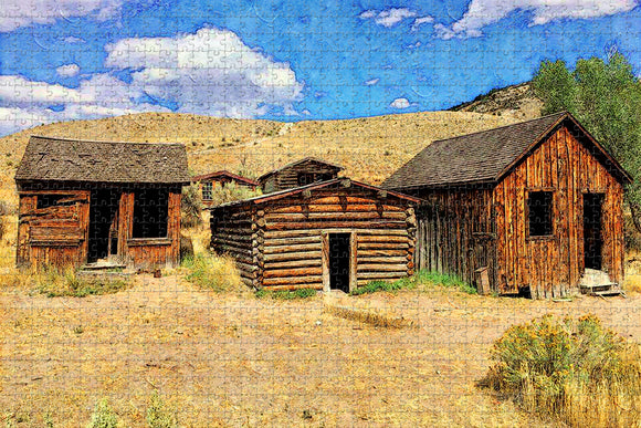 Dillon Bannack State Park Montana USA Jigsaw Puzzle Wooden 1000 Piece