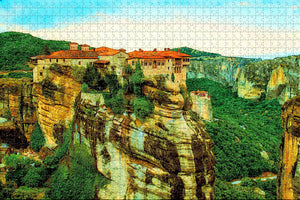 Meteora Greece Jigsaw Puzzle Wooden 1000 Piece