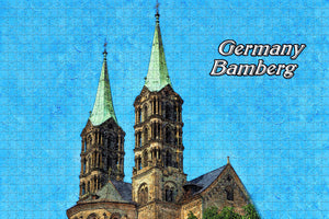 Germany Bamberg Cathedral Jigsaw Puzzle Wooden 1000 Piece