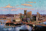 USA America Pittsburgh Landscape Jigsaw Puzzle Wooden 1000 Piece