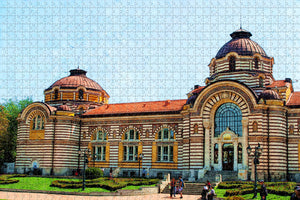 Bulgaria Sofia Bathing House Jigsaw Puzzle Wooden 1000 Piece