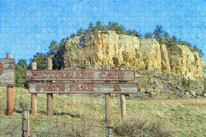 Billings Pictograph Cave State Park Montana USA Jigsaw Puzzle Wooden 1000 Piece