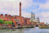 UK Endland Liverpool Merseyside Waterfront Port Jigsaw Puzzle Wooden 1000 Piece