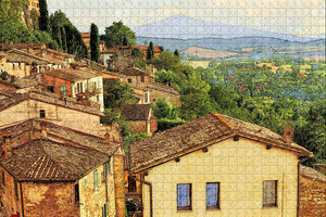 Montepulciano Italy Jigsaw Puzzle Wooden 1000 Piece