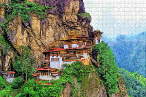 Taktsang Lhakhang Paro Bhutan Jigsaw Puzzle Wooden 1000 Piece