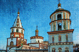 Russia Cathedral of The Epiphany Irkutsk Jigsaw Puzzle Wooden 1000 Piece