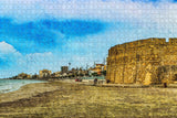 Cyprus Larnaca Fortress Castle Jigsaw Puzzle Wooden 1000 Piece