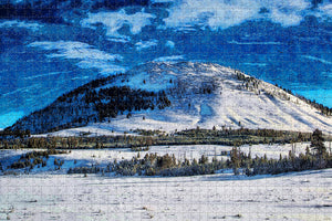 Bunson Peak Yellowstone Montana USA Jigsaw Puzzle Wooden 1000 Piece