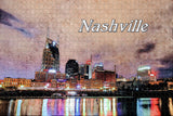 USA America Nashville Skyline Jigsaw Puzzle Wooden 1000 Piece